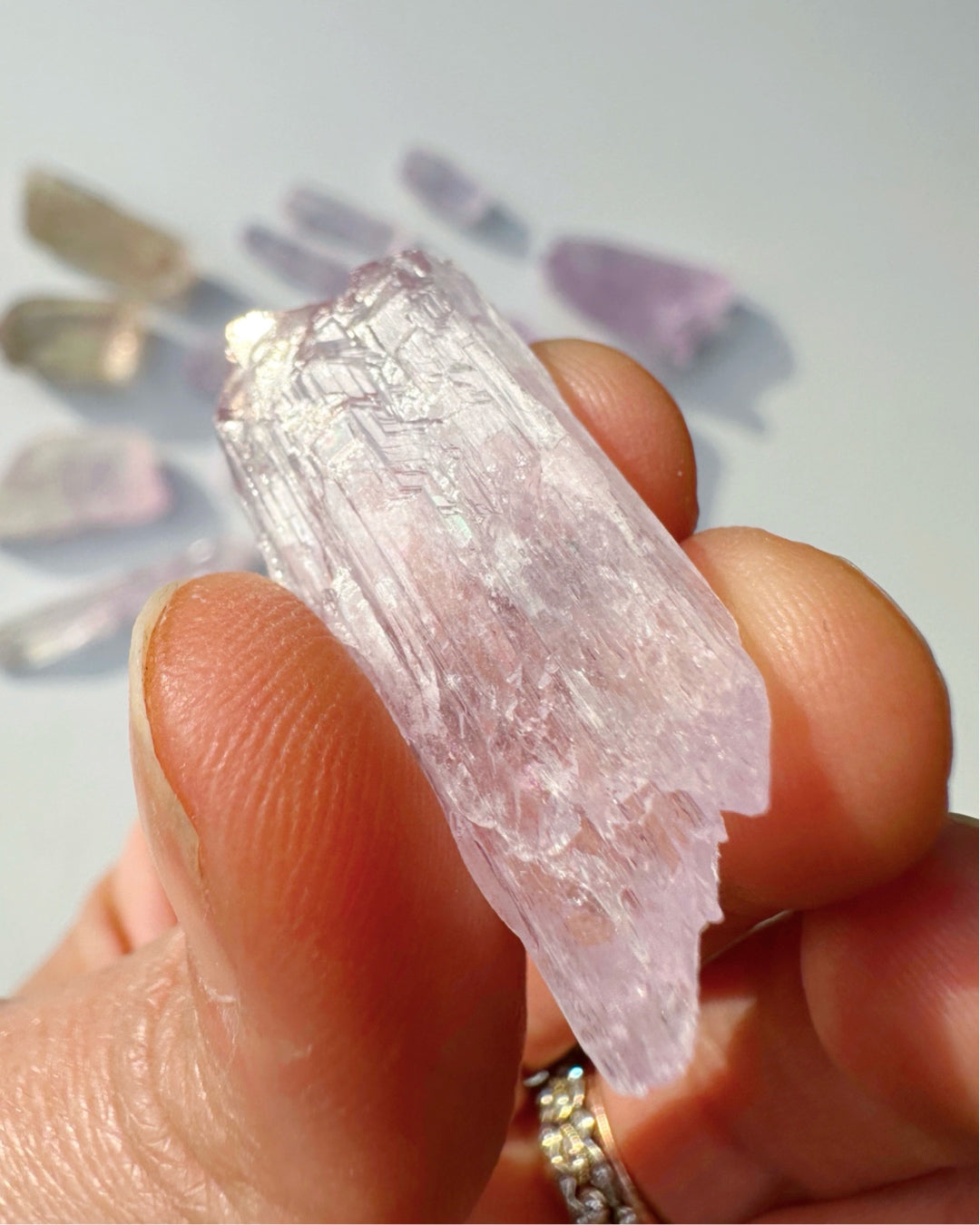 Raw Kunzite