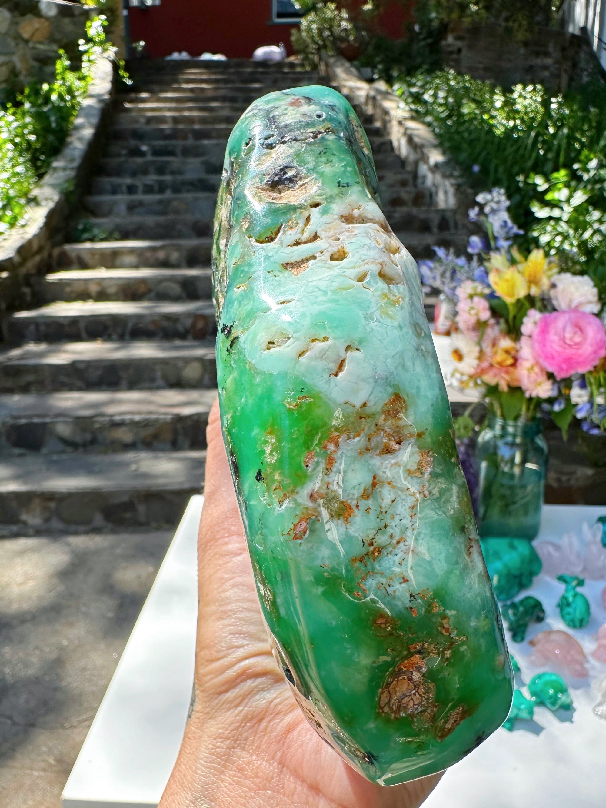 Chrysoprase Freeform - from Australian