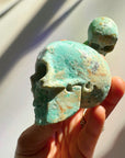 Peruvian Blue Opal Skull