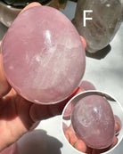 Large Rose Quartz Pebble Baltic Mermaid
