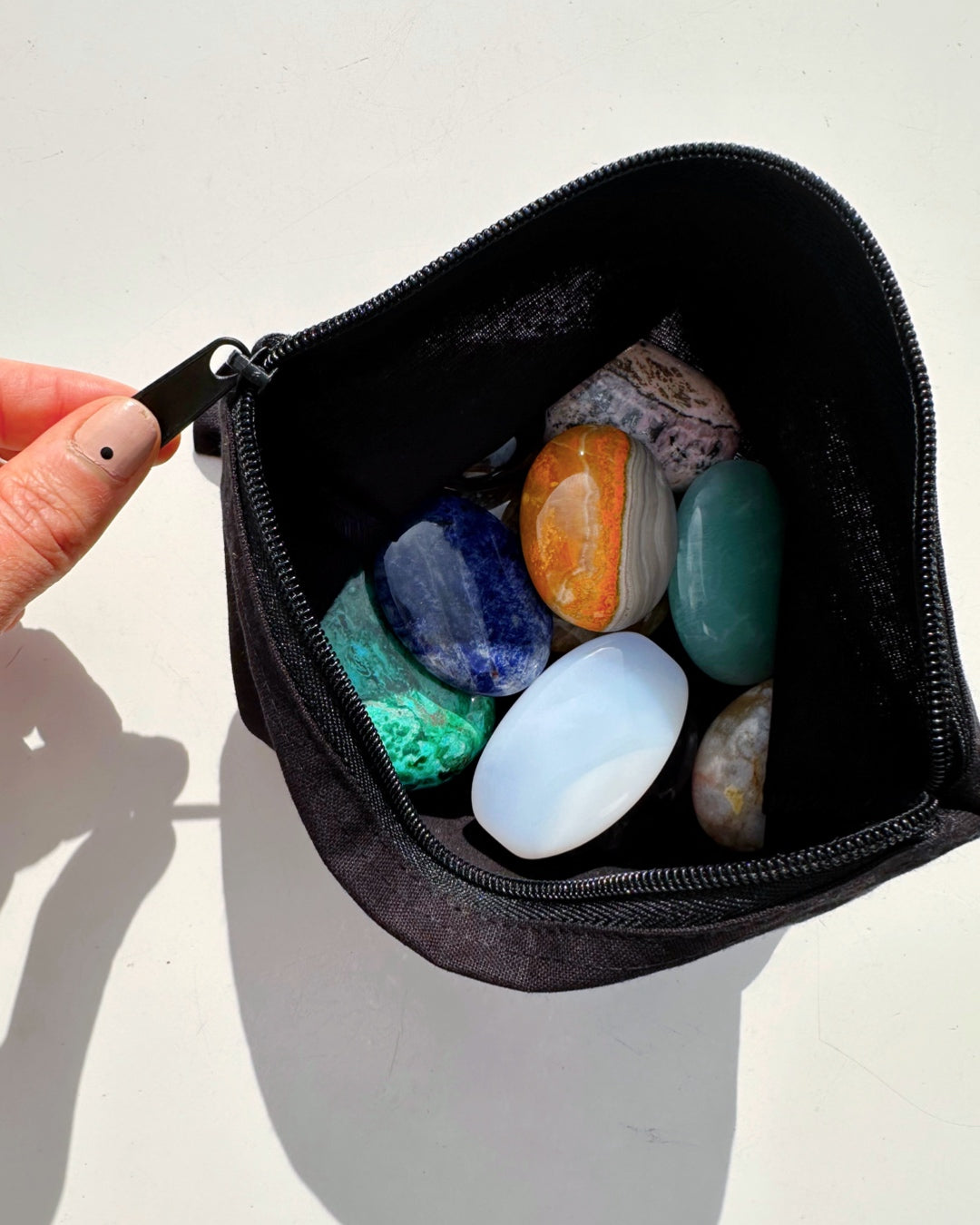 "Keep Shinning" 8oz. Cotton Zippered Pouch - Baltic Mermaid