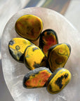 Bumblebee Jasper Palm Stones