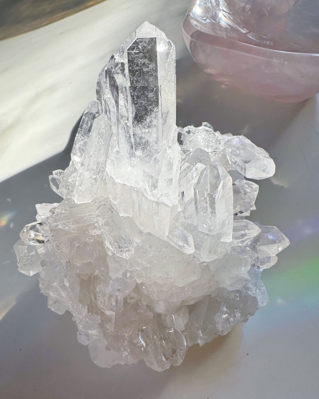 Clear Quartz Cluster - Baltic Mermaid