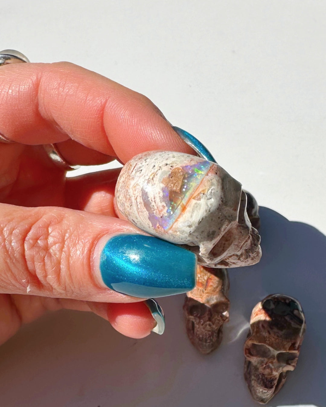 Cantera Opal Skull - Baltic Mermaid