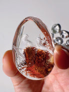 Intaglio Carved Love Birds in a Tree Chlorite Quartz/Garden Quartz Cabochon Baltic Mermaid