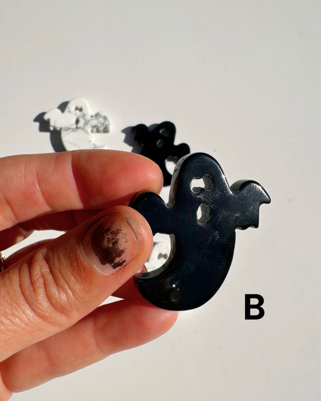 Howlite & Black Obsidian Ghosts - Baltic Mermaid