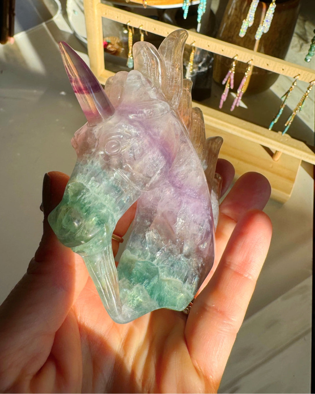 Fluorite Unicorn - Baltic Mermaid
