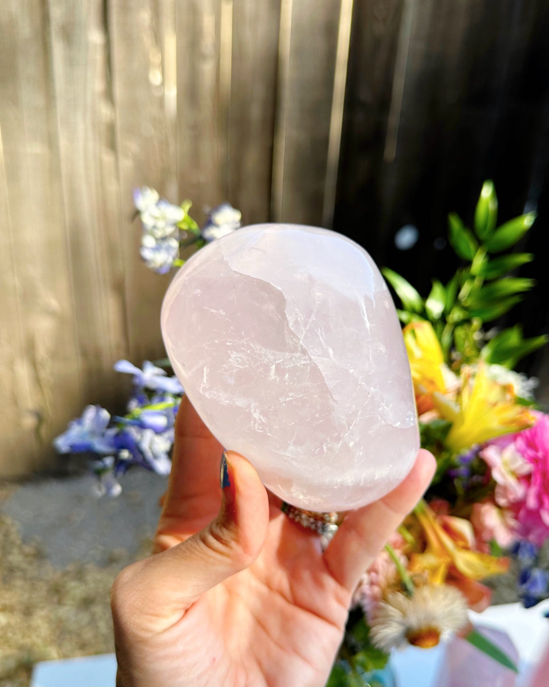 Rose Quartz Freeform - C