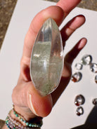 Intaglio Carved Dragon Chlorite Quartz/Garden Quartz Cabochon Baltic Mermaid