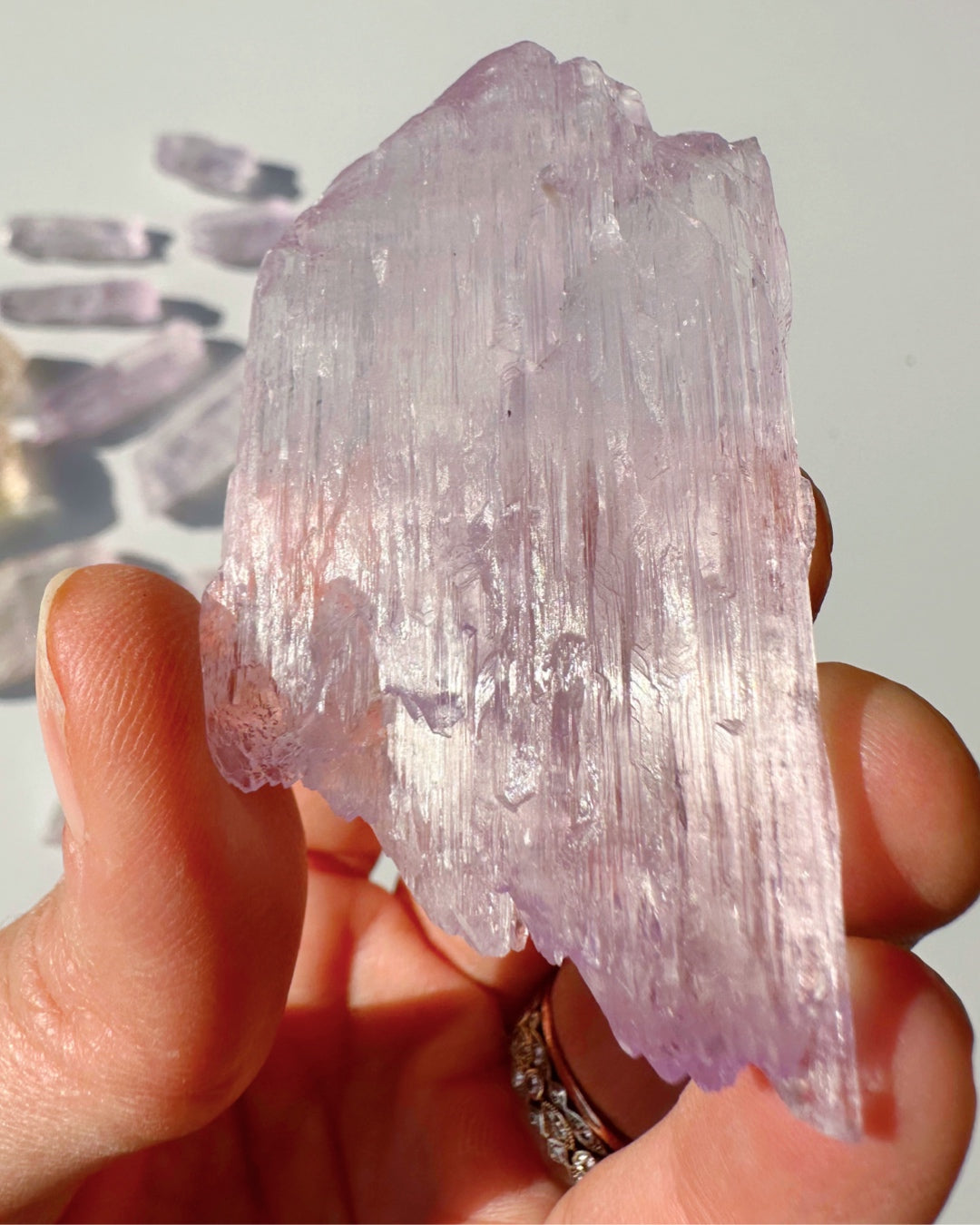 Raw Kunzite