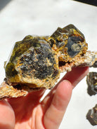 Rare Mali Green Grossular Andradite Garnet w/ Clinochlore AAA Quality Baltic Mermaid
