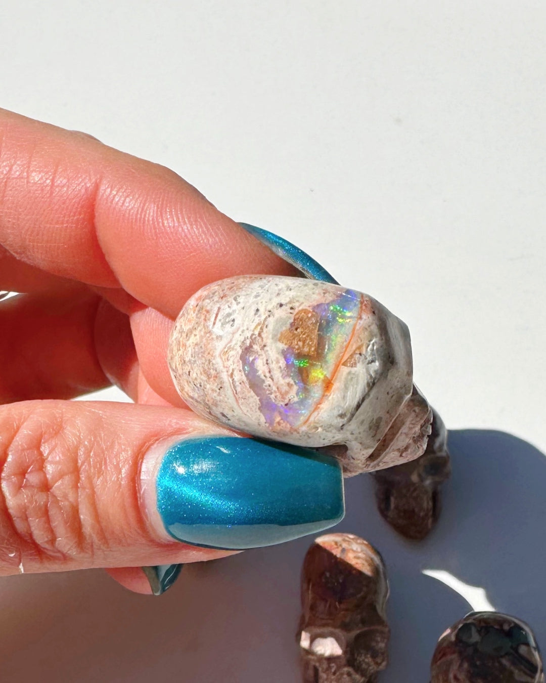 Cantera Opal Skull - Baltic Mermaid