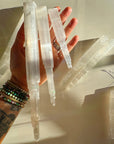 Selenite Icicle Ornaments - Set of 3