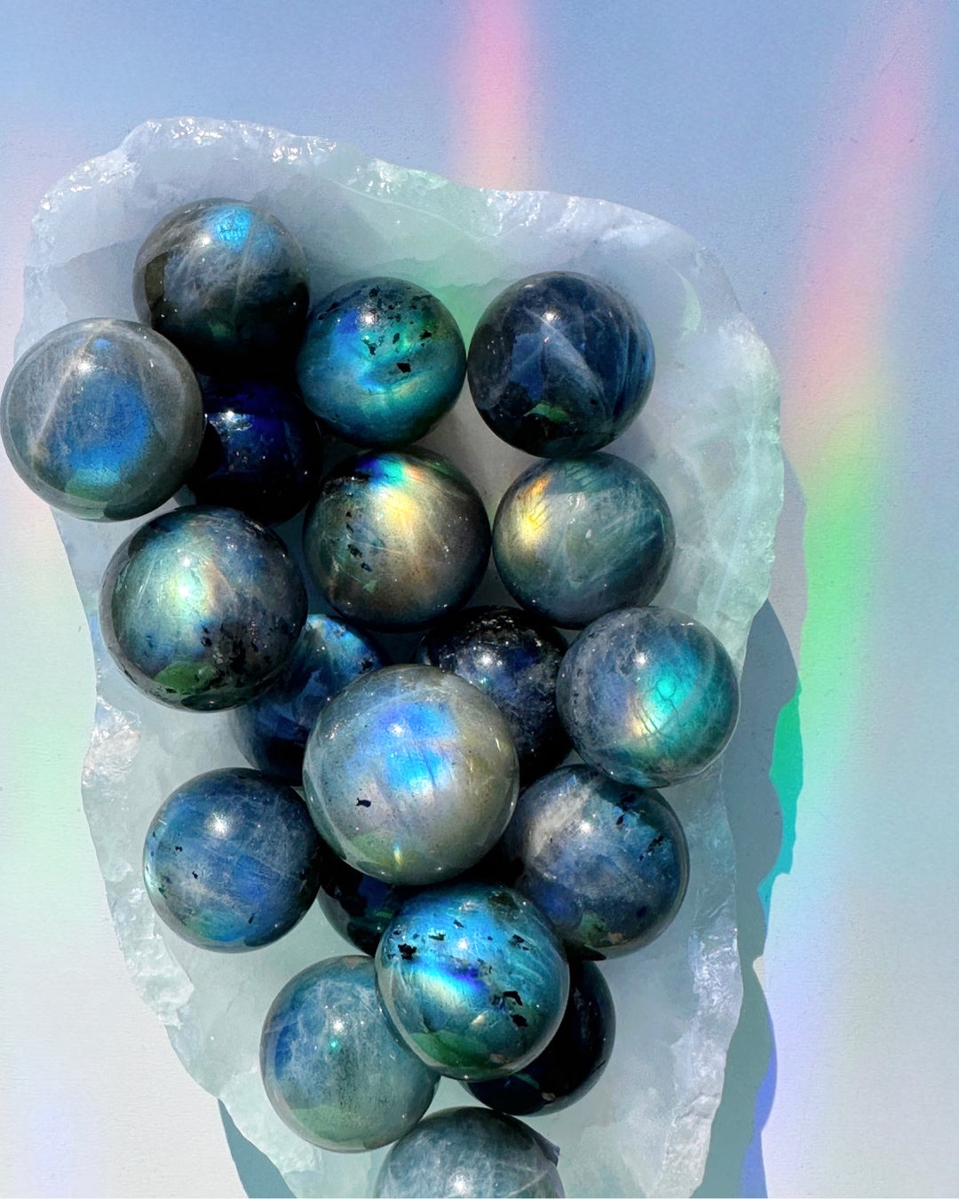 Labradorite Mini Spheres AAA - Baltic Mermaid