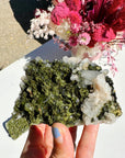 Epidote Quartz Cluster