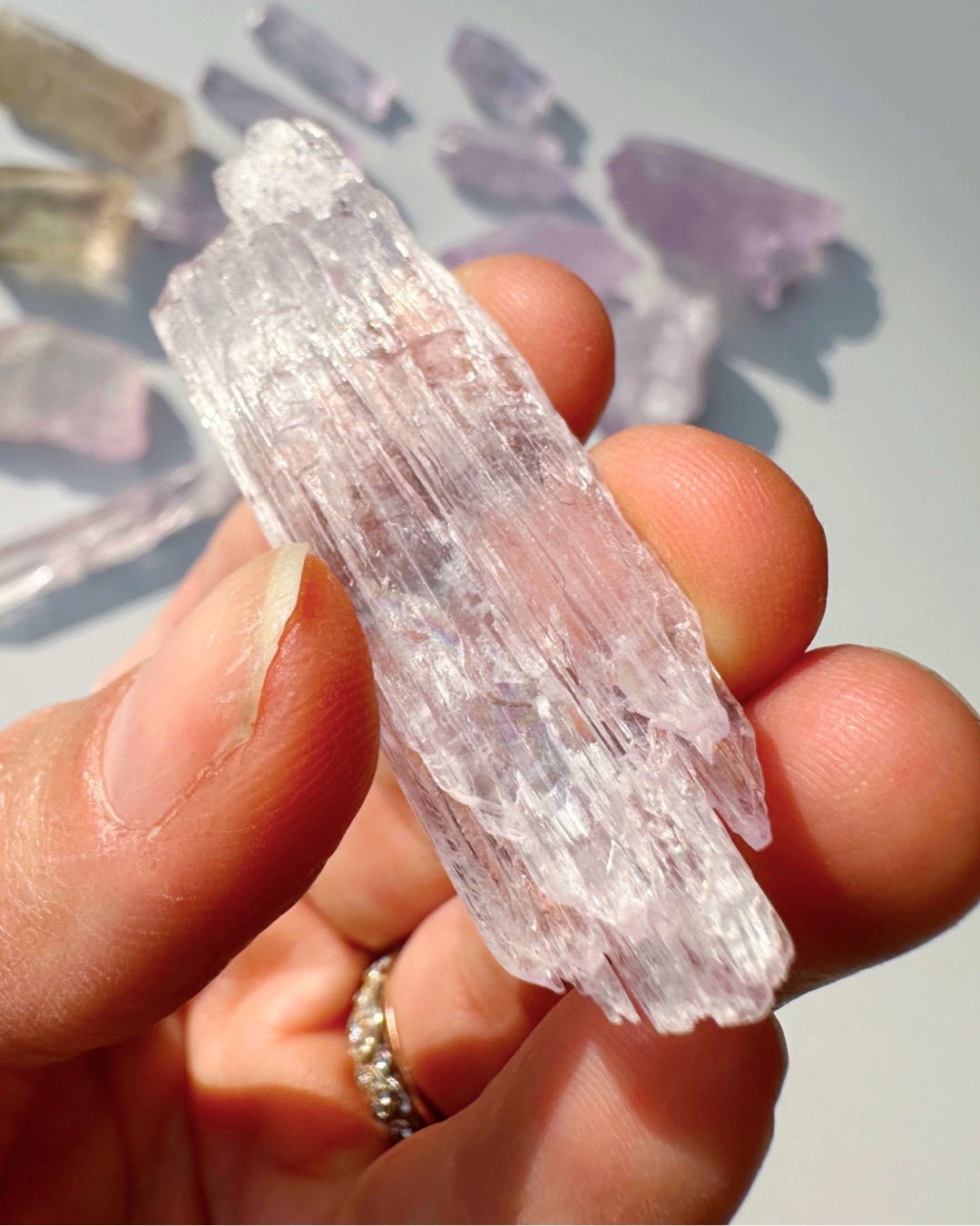 Raw Kunzite