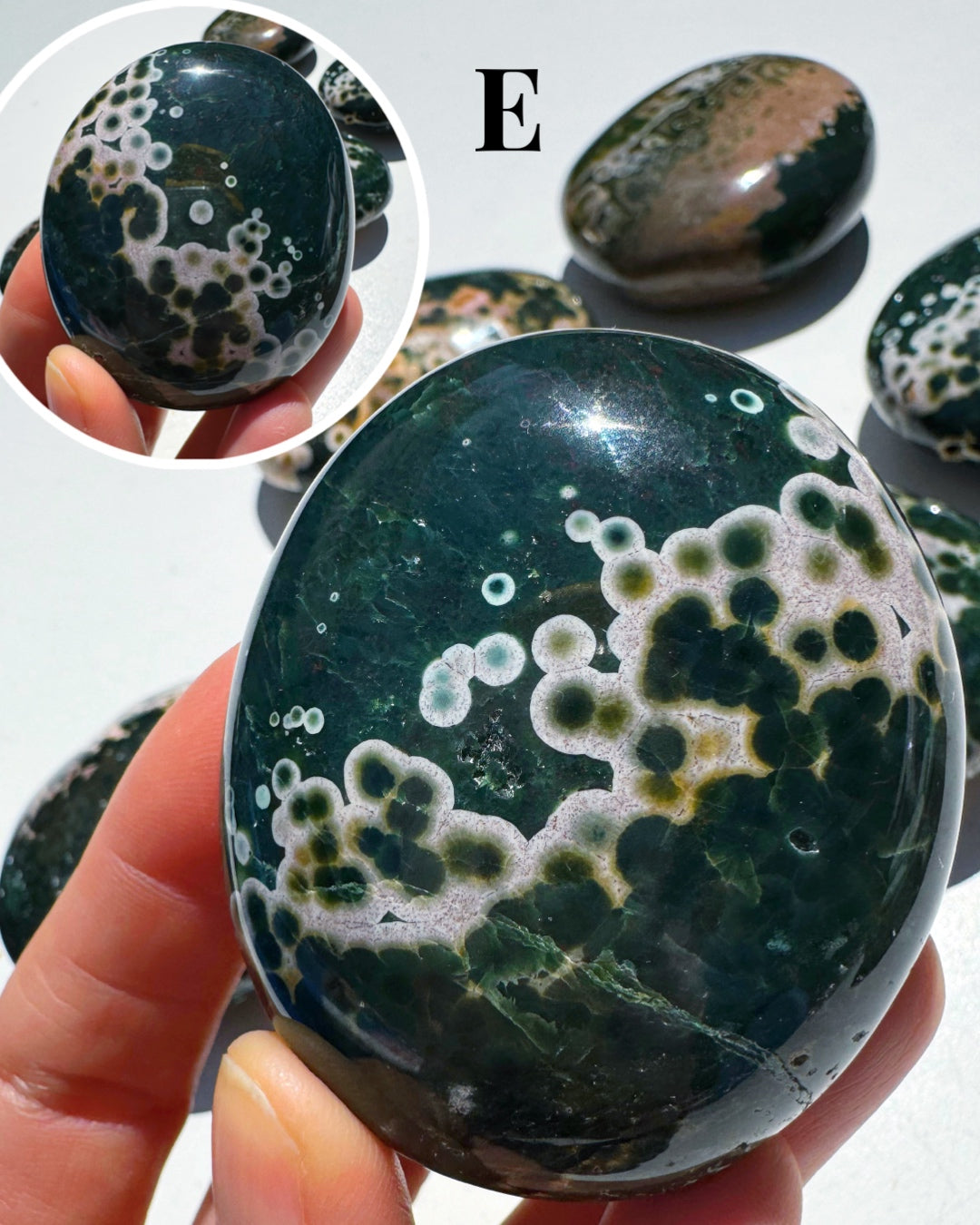 Ocean Jasper Palm Stones - Baltic Mermaid