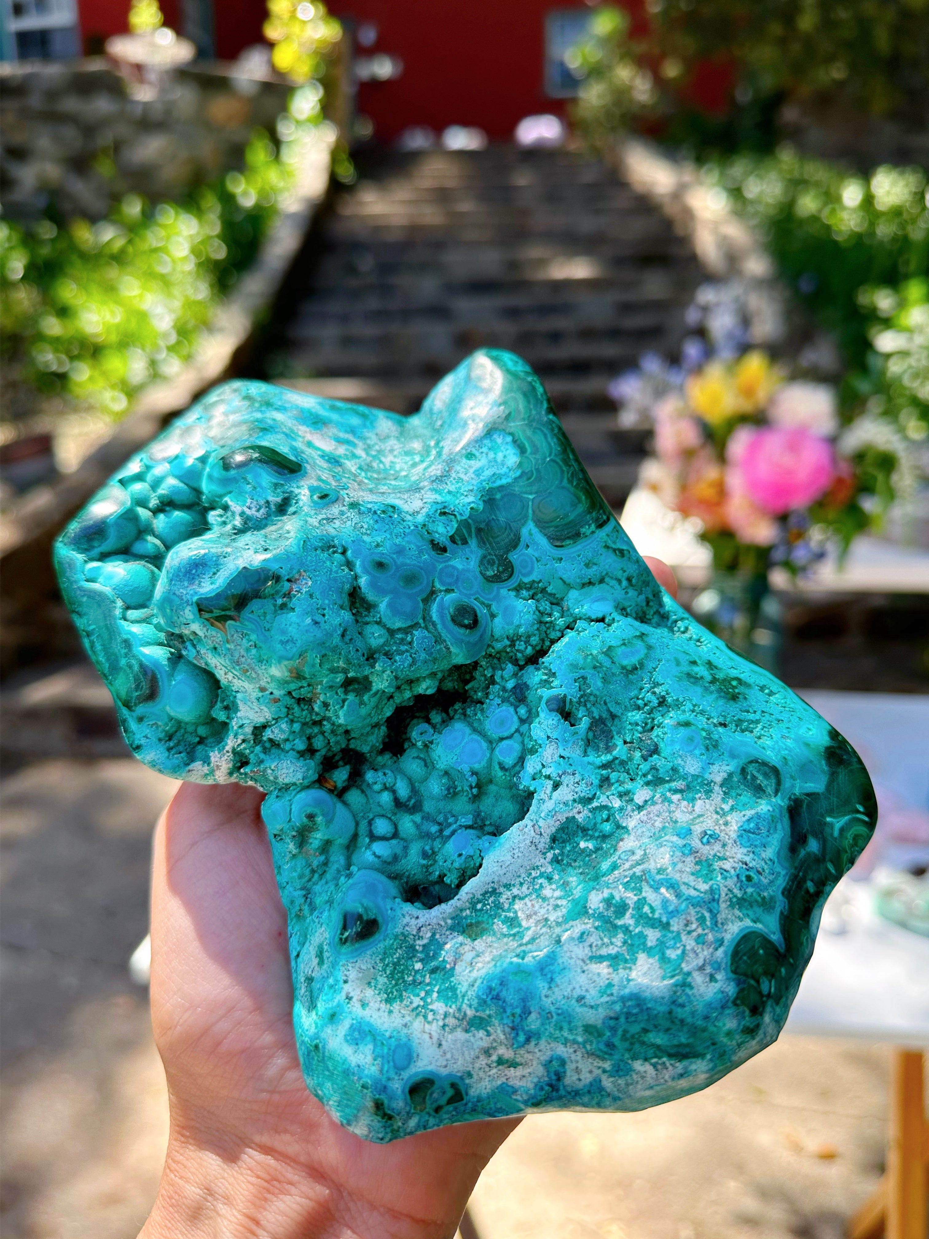 Chrysocolla w/ Malachite - Baltic Mermaid