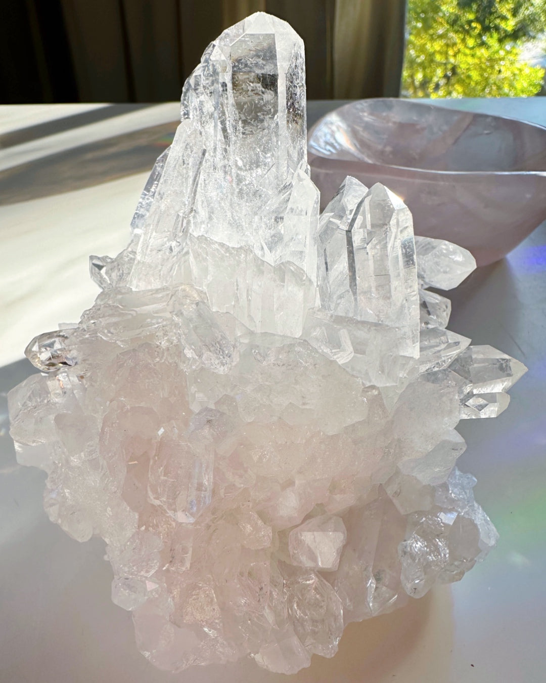 Clear Quartz Cluster - Baltic Mermaid