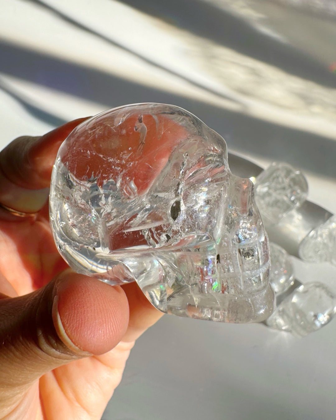 Clear Quartz Skull - Baltic Mermaid