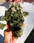 Epidote Quartz Cluster