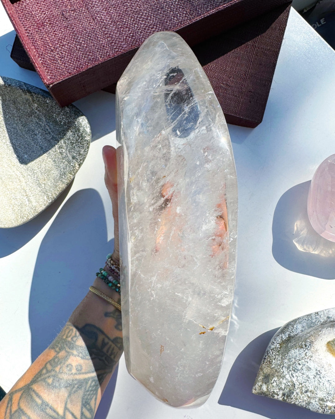 Light Smoky Quartz Dish