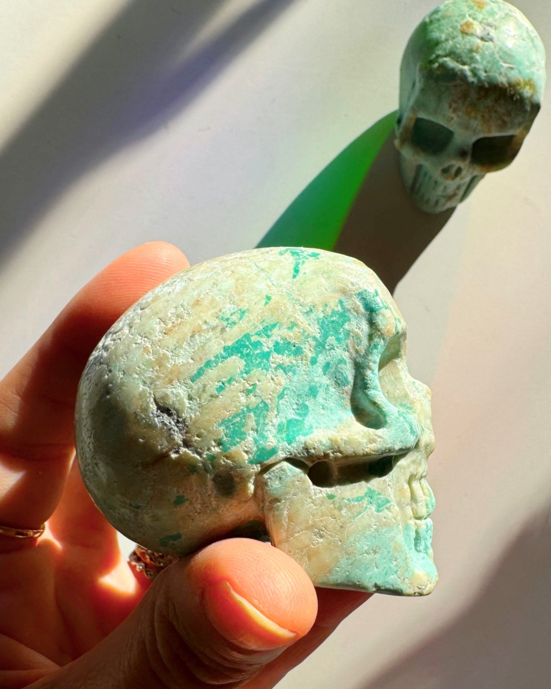 Peruvian Blue Opal Skull - Baltic Mermaid