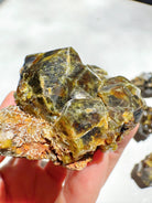 Rare Mali Green Grossular Andradite Garnet w/ Clinochlore AAA Quality Baltic Mermaid