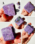 Charoite Cubes