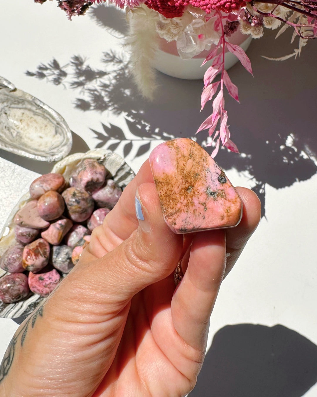 Cobalto Calcite Tumbled Stones - Baltic Mermaid