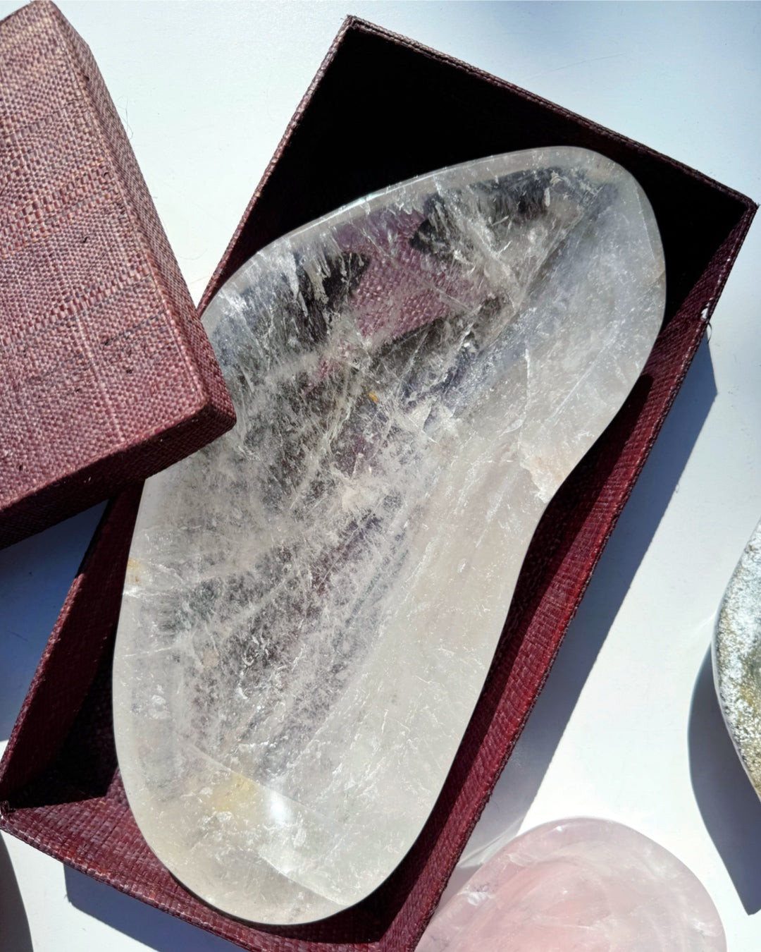 Light Smoky Quartz Dish - Baltic Mermaid