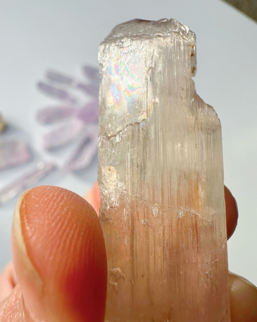 Raw Kunzite