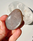 Sunstone & Peach Moonstone Palm Stone - O