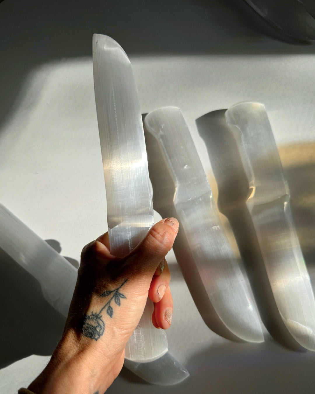 Selenite Knife - Large - Baltic Mermaid