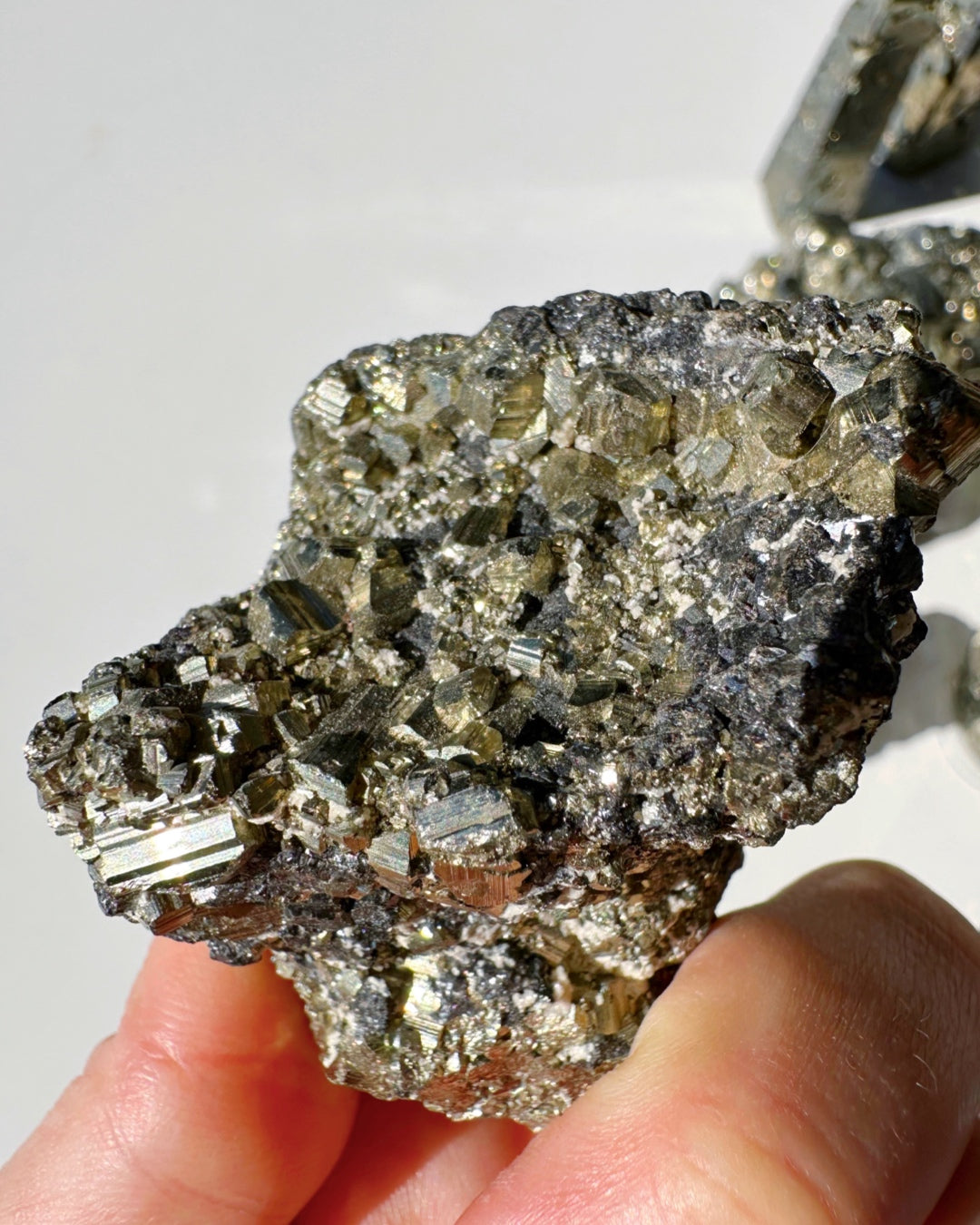 Pyrite Cluster - Baltic Mermaid