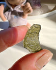 Chlum Moldavite w/ Rainbow 