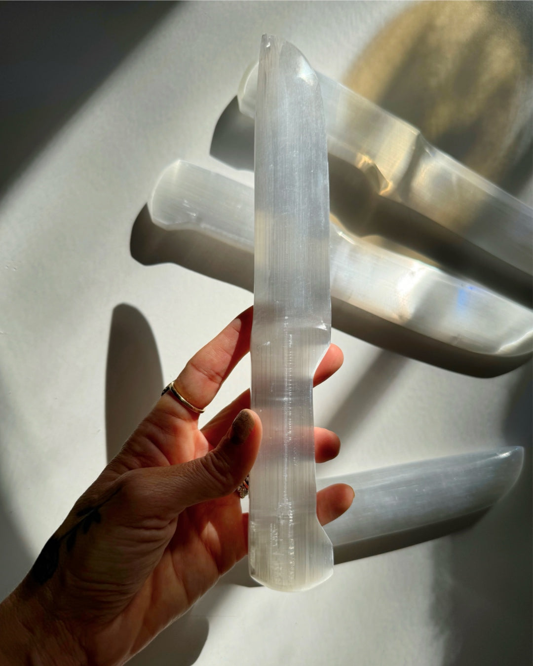 Selenite Knife - Large - Baltic Mermaid
