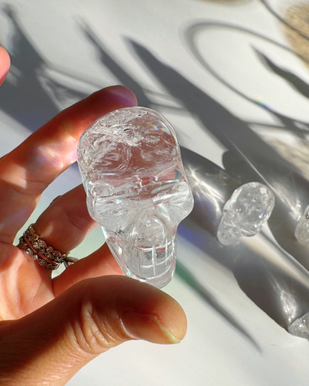 Clear Quartz Skull - Baltic Mermaid