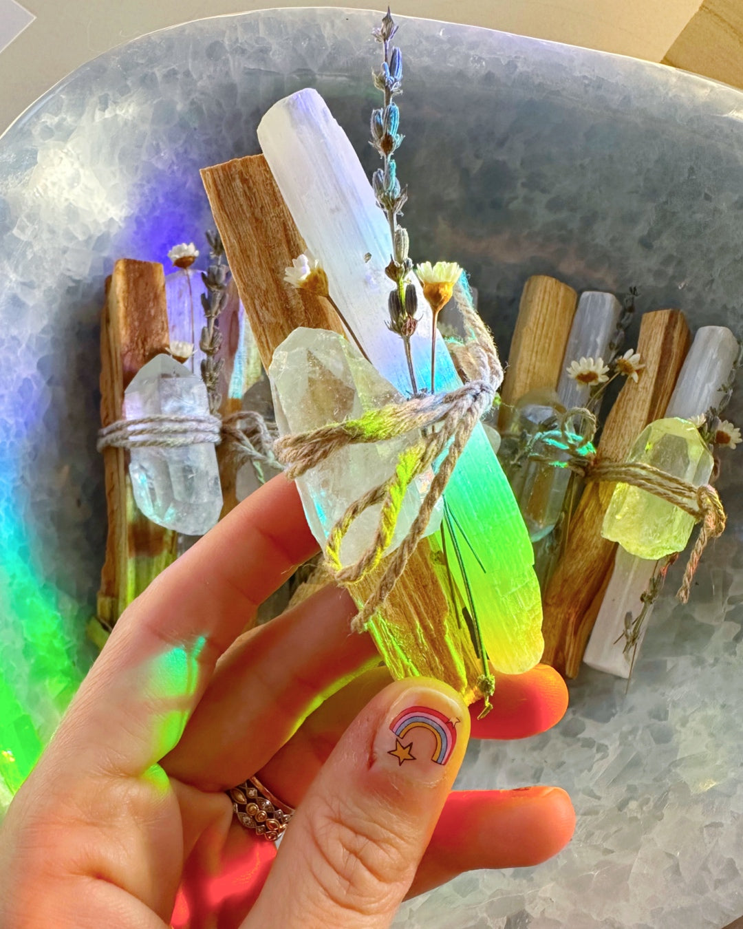 Palo Santo, Quartz &amp; Selenite Bundle