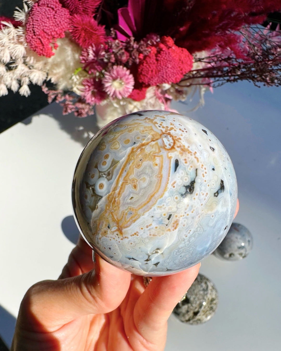 Ocean Jasper Sphere