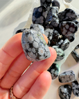 Snowflake Obsidian Tumbled Stones