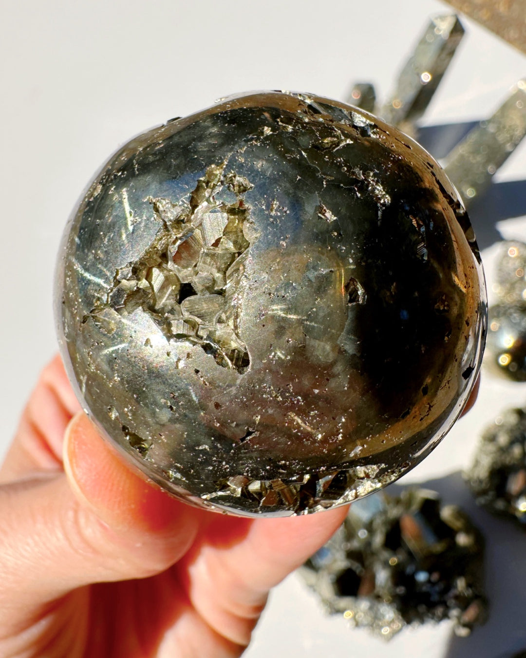 Pyrite Sphere - Baltic Mermaid