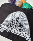 "Keep Shinning" 8oz. Cotton Zippered Pouch