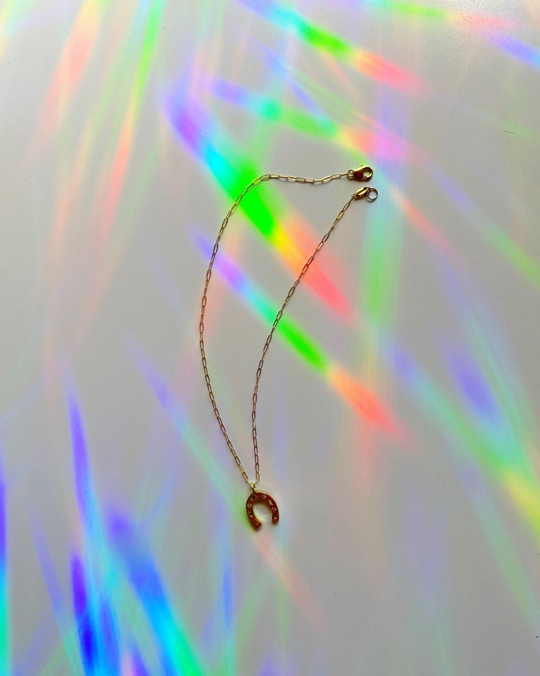 Gold Filled Horseshoe Necklace - Baltic Mermaid