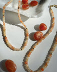 “Dawn” - Sunstone Gemstone Candy Necklace