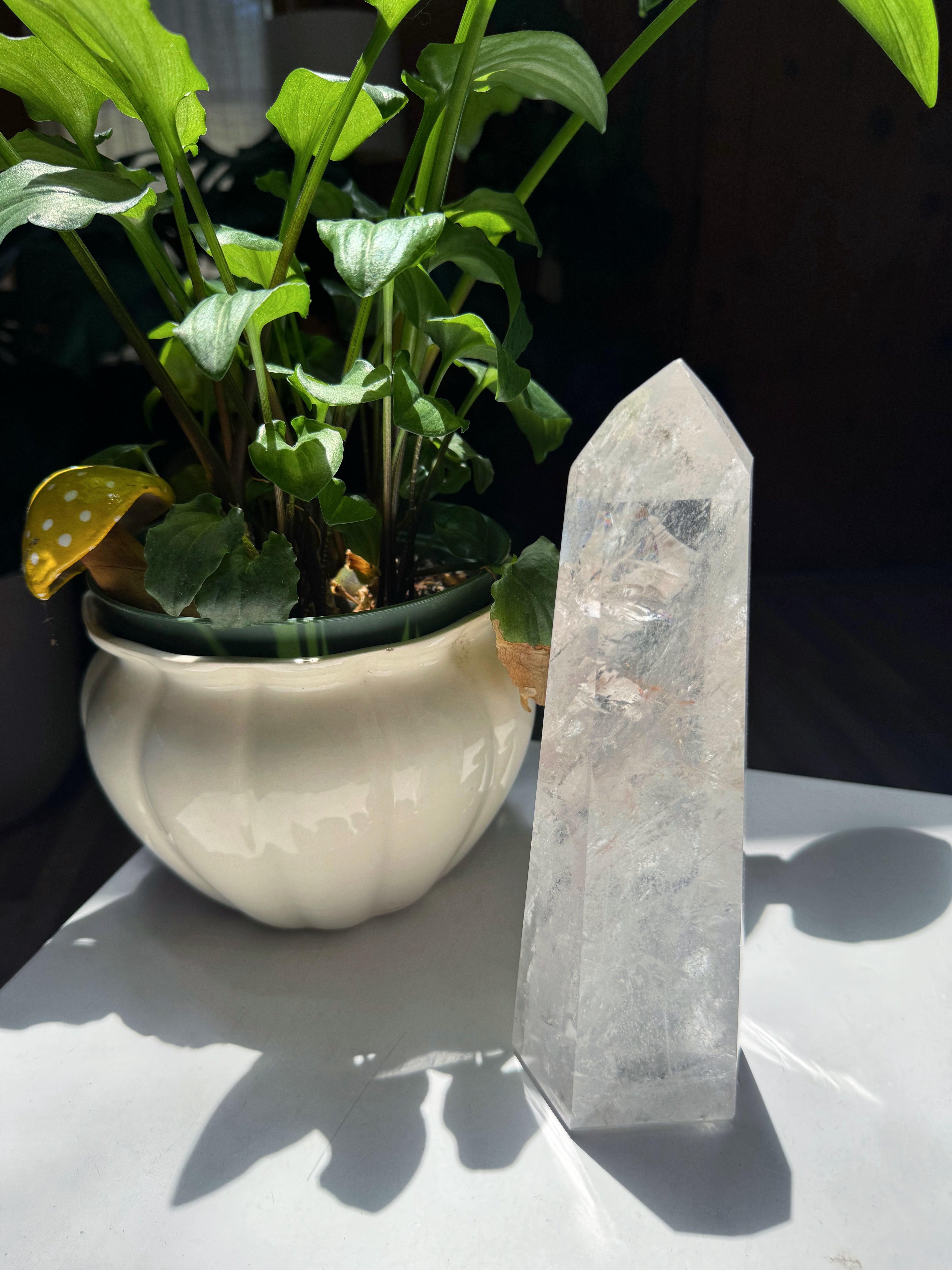 Large Clear Quartz Tower from Brazil - AA Baltic Mermaid