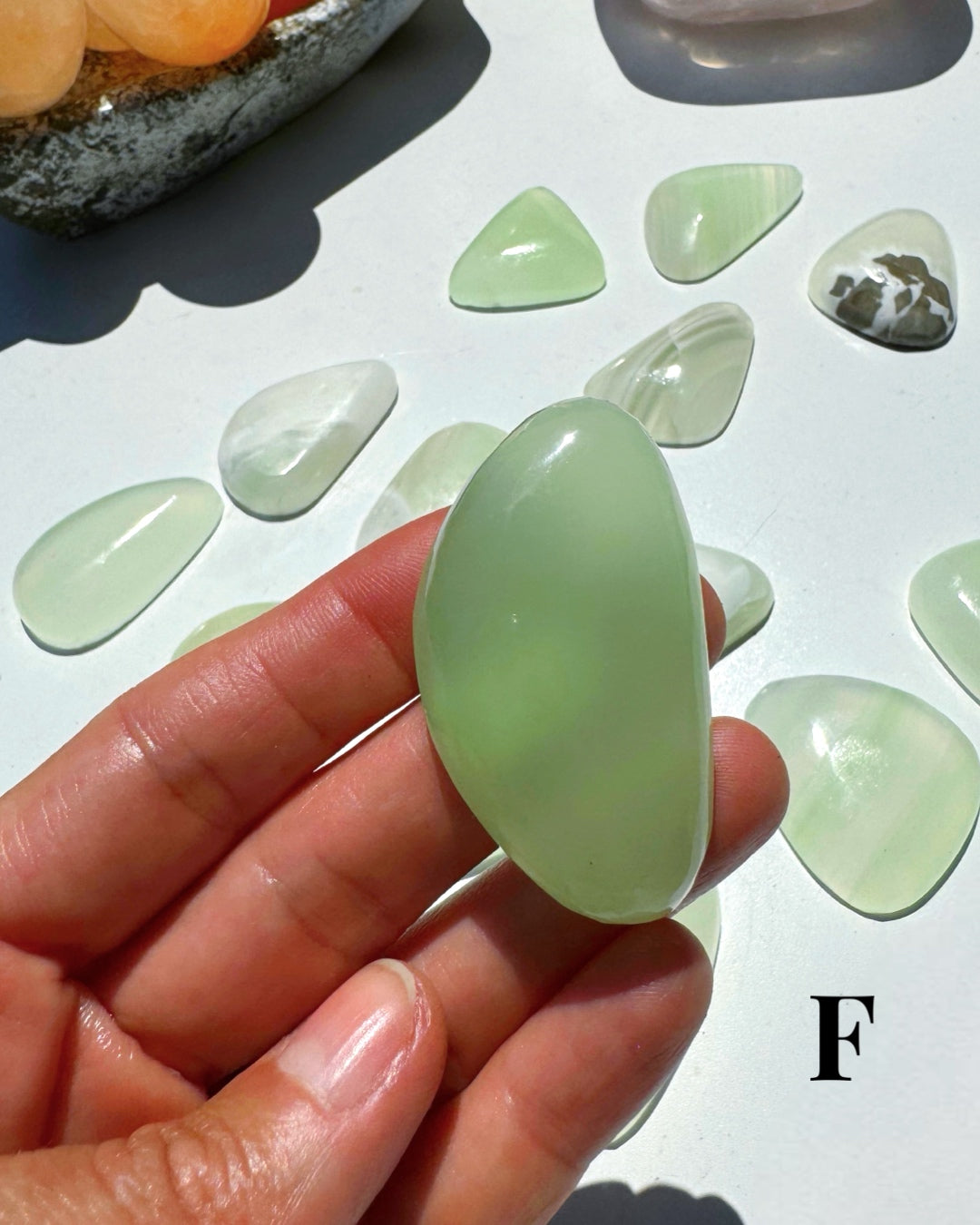 Green Calcite Cabs