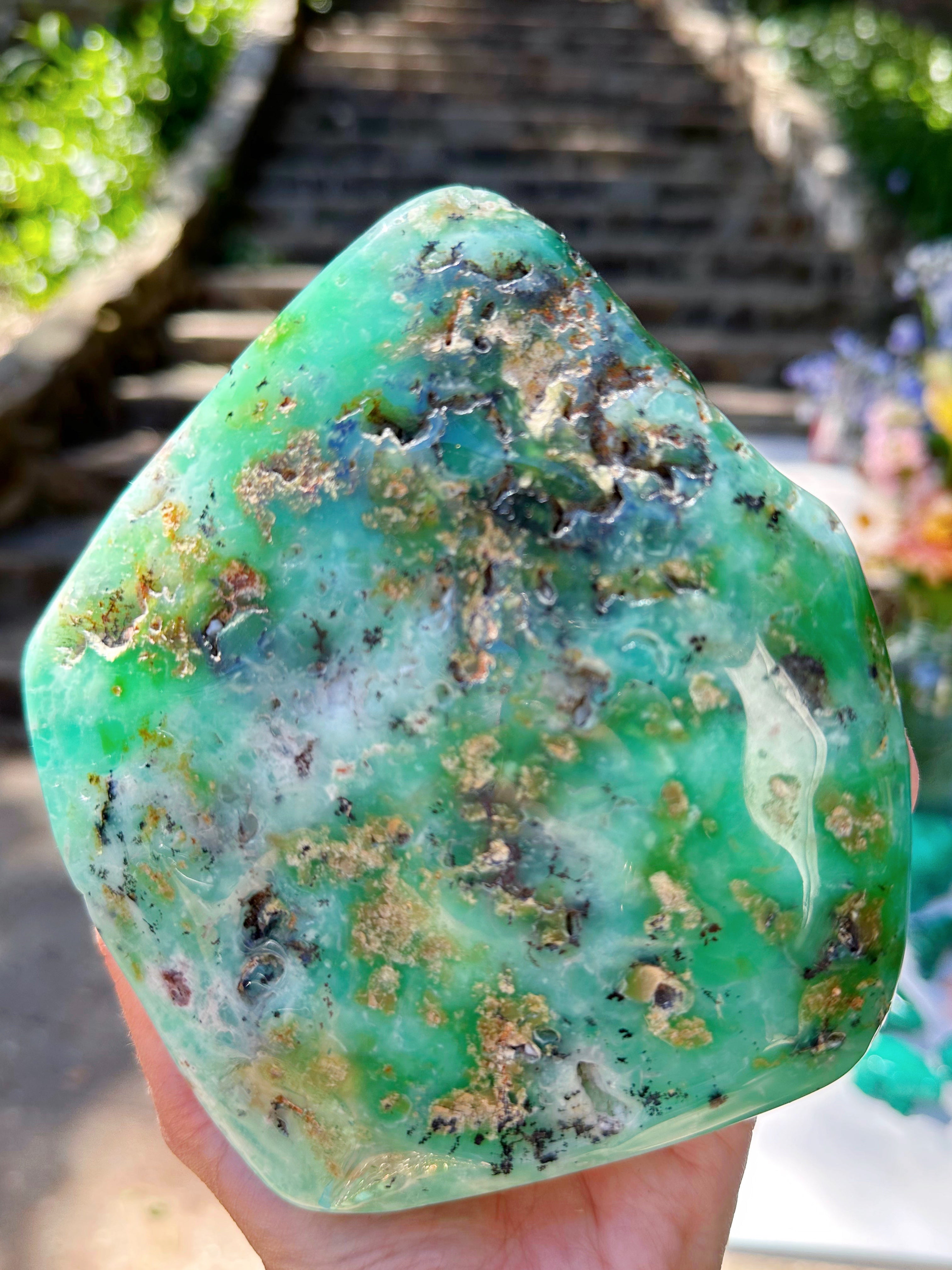 Chrysoprase Freeform - from Australian - Baltic Mermaid
