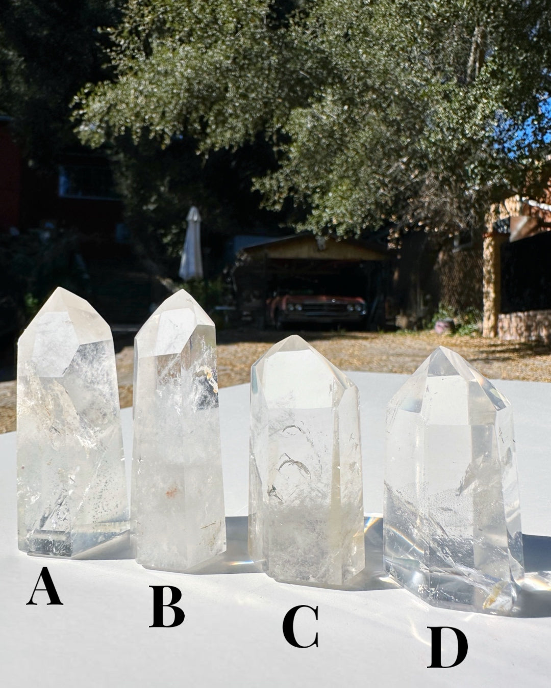 Clear Quartz Towers - Small - Baltic Mermaid