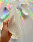 White Calcite Dish F